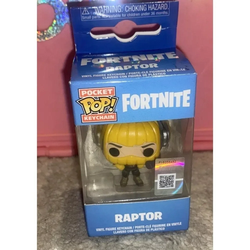 New Funko Pocket Pop Keychain Fortnite: Raptor Vinyl Figure Keychain #36966‎